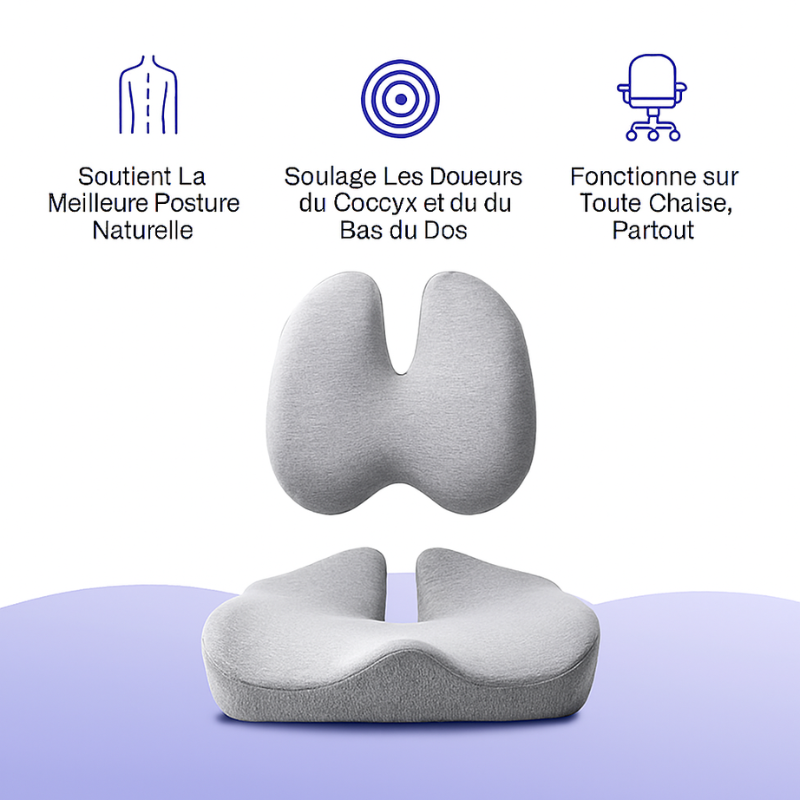 Comforta. - Coussin de Siège Orthopédique