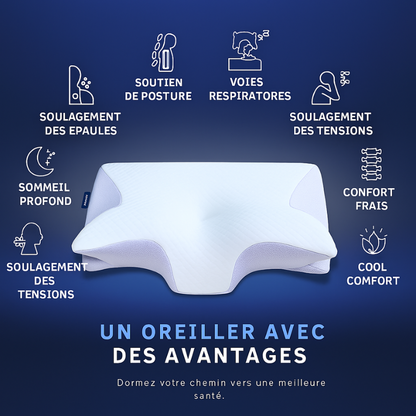 Oreiller Comforta® Relief – Confort et Alignement Parfaits